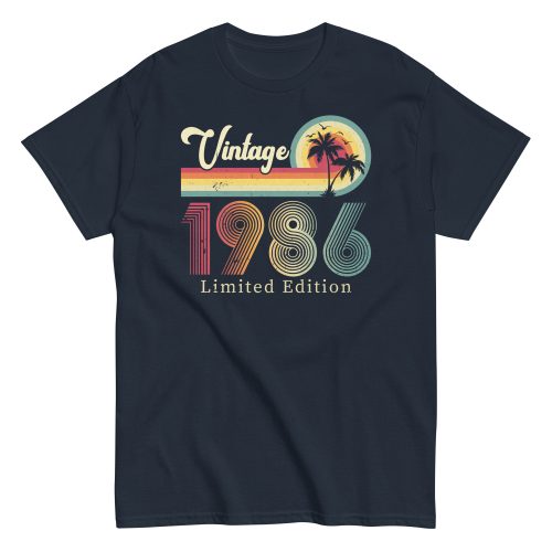 Vintage 1986 Limited Edition T Shirts Birth Year Gift
