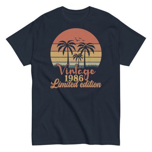 Vintage 1986 Limited Edition Retro T-shirt