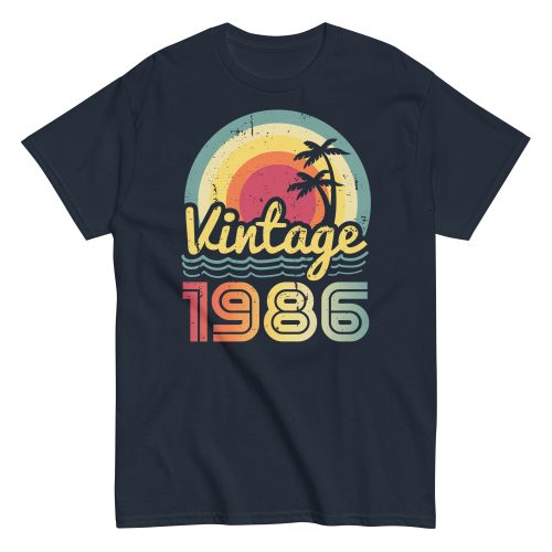 Vintage 1986 Retro Sunset T-shirts