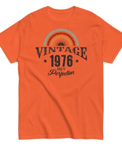 Vintage 1976 Aged To Perfection T-shirt 1976 Birth Year Gift