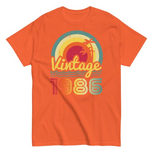 Vintage 1986 Retro Sunset T-shirts