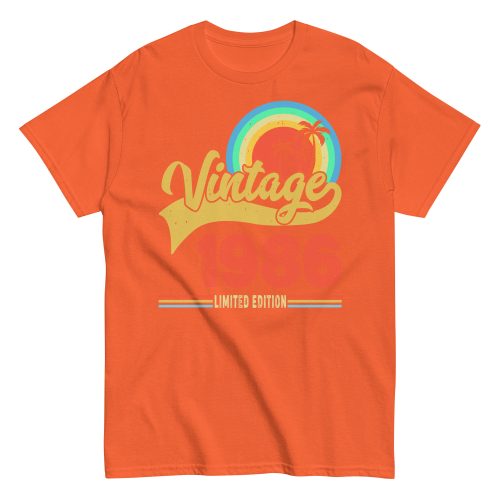 Vintage 1986 Limited Edition t-shirt Retro Sunset