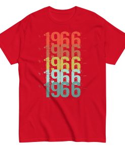 1966 T Shirt Birth Year Gift For Someone Born in 1966