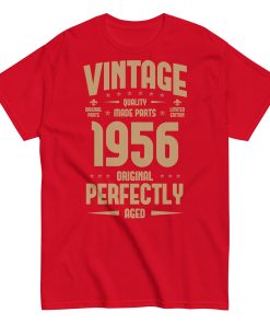 Vintage 1956 Aged Perfectly T Shirt 1956 Gift Idea