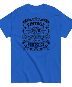 Vintage 1976 Aged To Perfection Gift T-shirt 1976 Birth Year