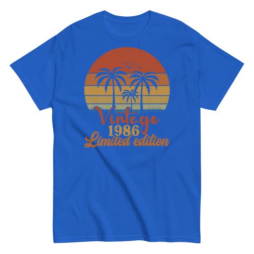 Vintage 1986 Limited Edition Retro T-shirt