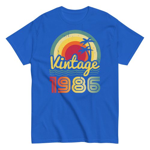 Vintage 1986 Retro Sunset T-shirts