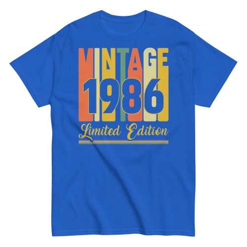 Vintage 1986 Limited Edition T-shirts