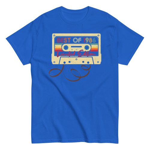 Best of 1986 Limited Edition Cassette Tape T-shirt