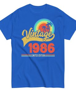 Vintage 1986 Limited Edition t-shirt Retro Sunset
