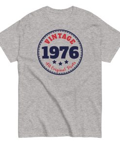 Vintage 1976 All Original Parts T Shirts Gift Idea
