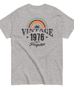 Vintage 1976 Aged To Perfection T-shirt 1976 Birth Year Gift