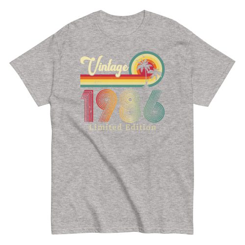 Vintage 1986 Limited Edition T Shirts Birth Year Gift