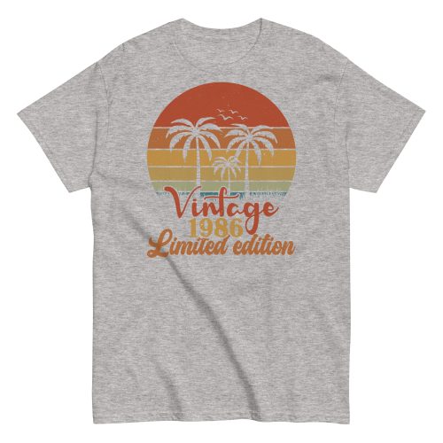 Vintage 1986 Limited Edition Retro T-shirt