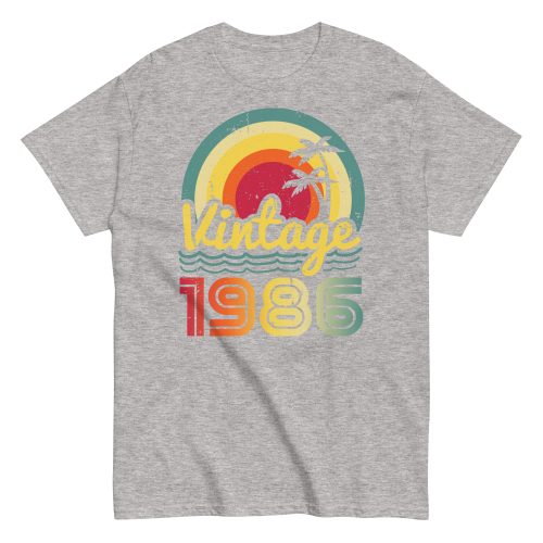 Vintage 1986 Retro Sunset T-shirts