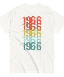 1966 T Shirt Birth Year Gift For Someone Born in 1966