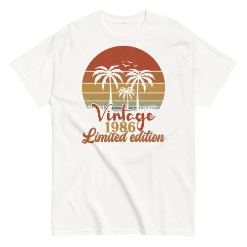 Vintage 1986 Limited Edition Retro T-shirt