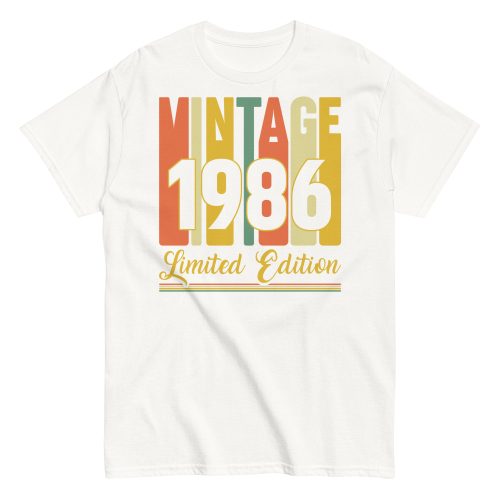 Vintage 1986 Limited Edition T-shirts