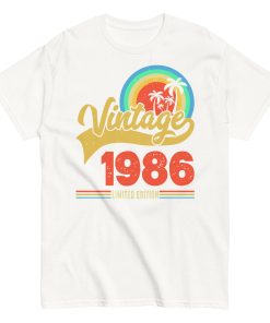 Vintage 1986 Limited Edition t-shirt Retro Sunset
