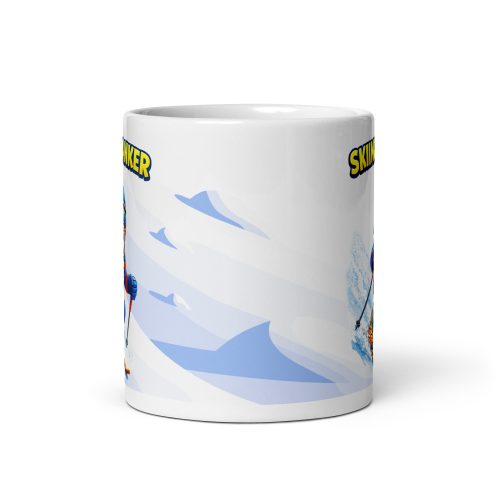 Skiing Wanker Mug – Gift For A Man Who Loves Skiing