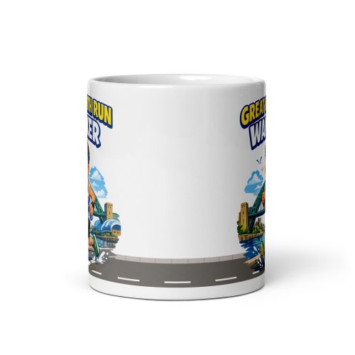 Great North Run Wanker Mug Funny Gift For Runners