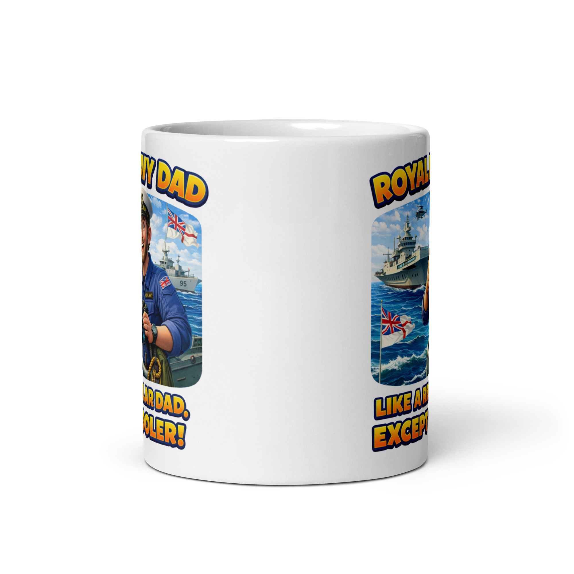 Royal Navy Dad Mug Royal Navy Gift For Birthdays Fathers Day