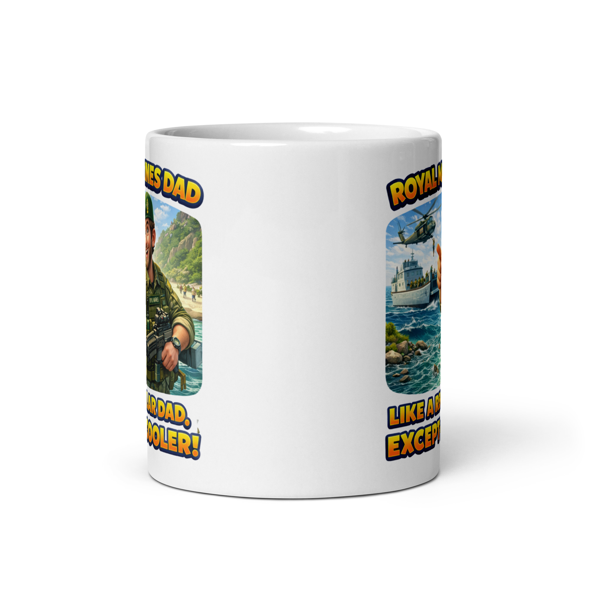 Royal Marines Dad Mug Marines Gift For Birthdays Fathers Day