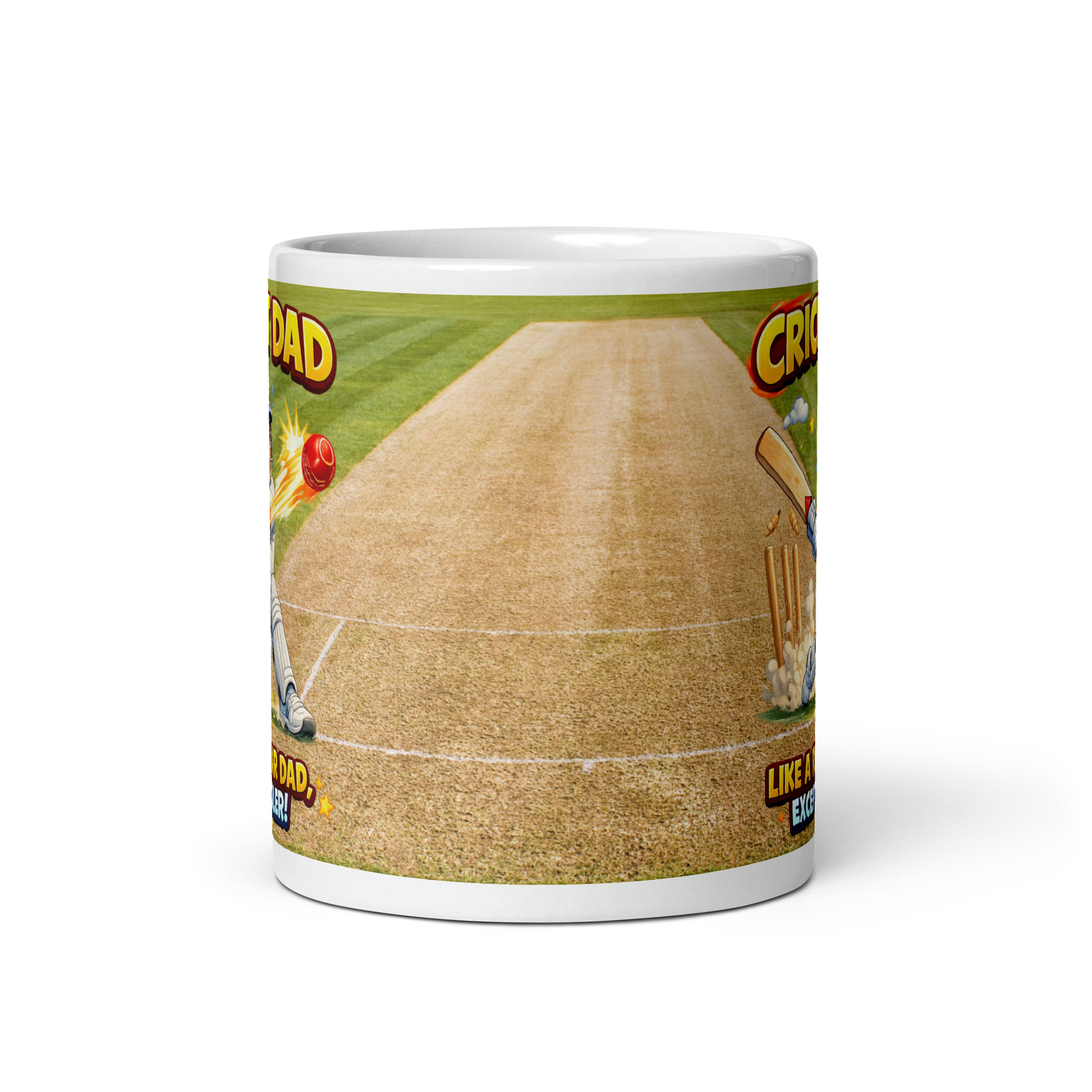 Cricket Dad Mug Cricket Gift For Birthdays Fathers Day