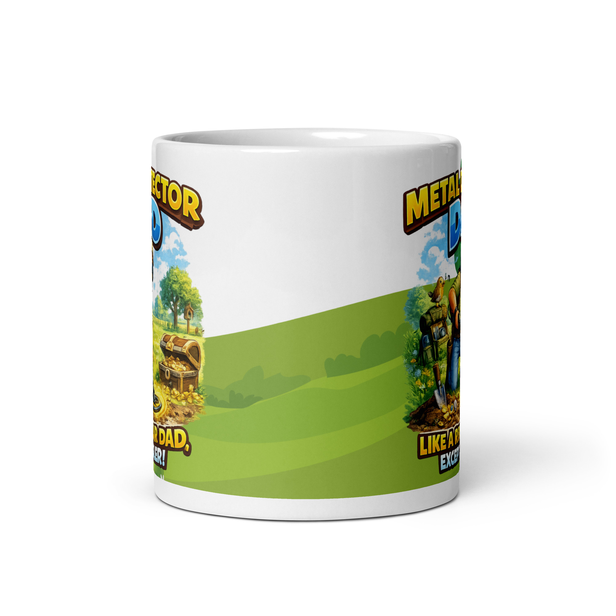 Metal Detecting Dad Mug Detectorist Gift For Birthdays Fathers Day