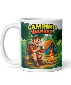 Funny Gift For Campers – Camping Wanker Mug