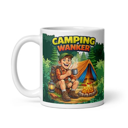 Funny Gift For Campers – Camping Wanker Mug