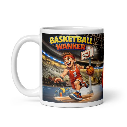 Basketball Wanker Mug Cheeky Gift For Basketball Players
