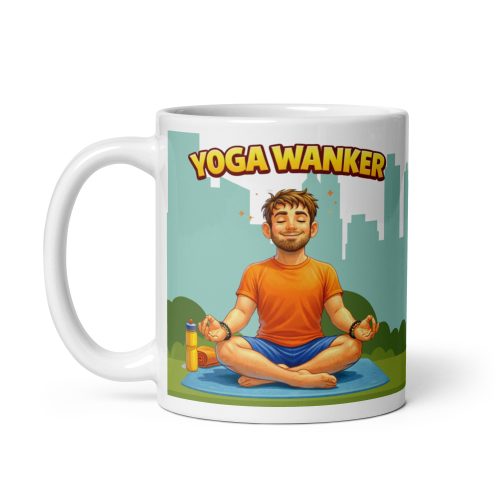 Yoga Wanker Mug – Gift For Your Yoga Loving Man