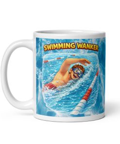 Swimming Wanker Mug – Gift For A Man Who Loves Swimming