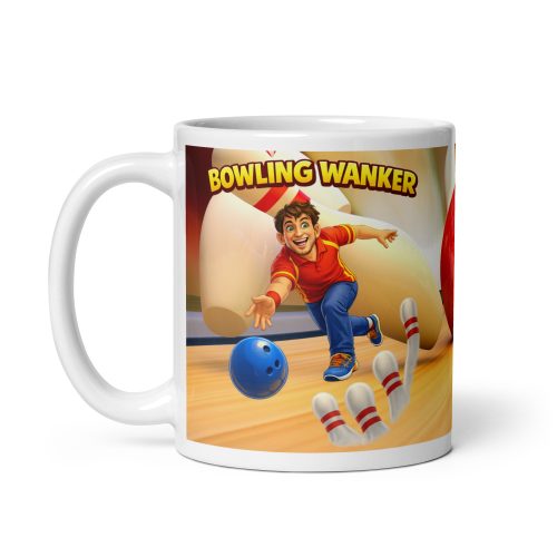 Bowling Wanker Mug – Gift For A Man Who Loves Bowling