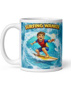 Surfing Wanker Mug – Gift For A Man Who Loves Surfing