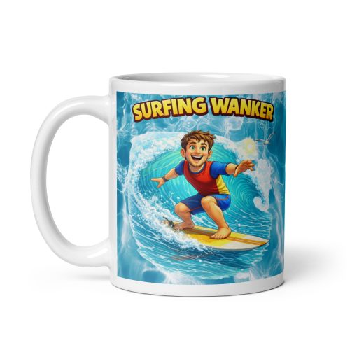 Surfing Wanker Mug – Gift For A Man Who Loves Surfing