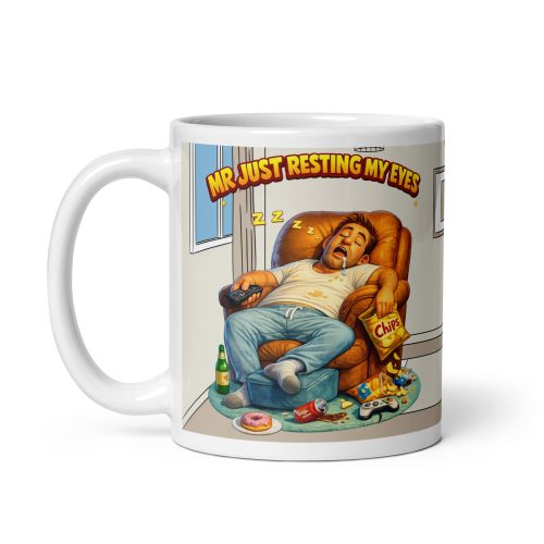 Mr Just Resting My Eyes Mug Gift For Sofa Sleepers