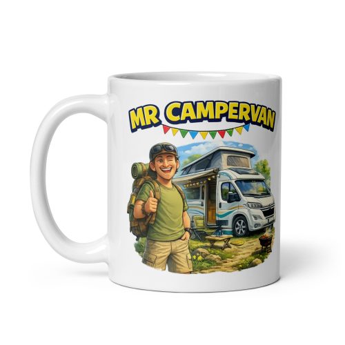 Mr Campervan Mug Funny Gift For Man With Campervan