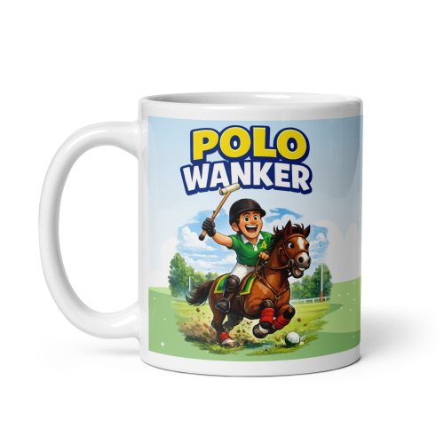 Polo Wanker Mug Funny Gift For Polo Players