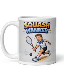 Squash Wanker Mug Funny Gift For Squash Players