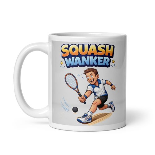 Squash Wanker Mug Funny Gift For Squash Players