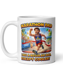 Marathon Dad Mug Gift For Marathon Running Dads