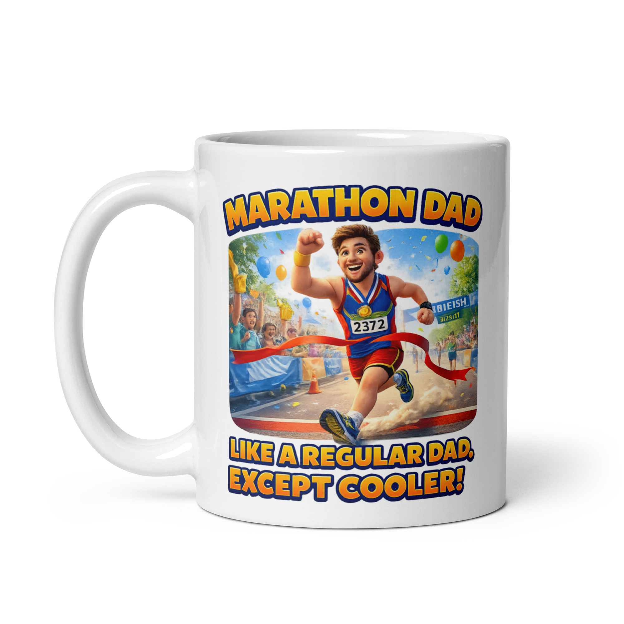 Marathon Dad Mug Gift For Marathon Running Dads
