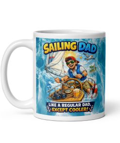 Sailing Dad Mug Sailing Gift For Birthdays Fathers Day