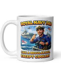 Royal Navy Dad Mug Royal Navy Gift For Birthdays Fathers Day