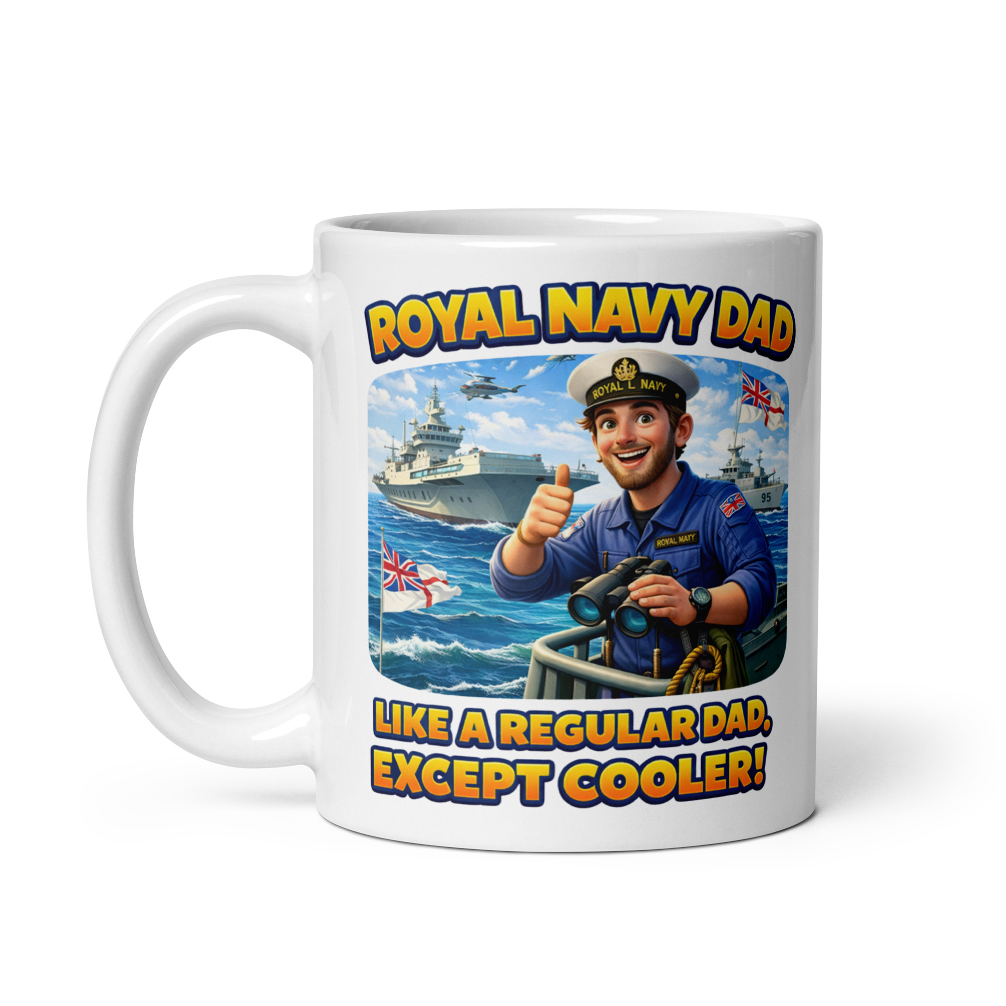 Royal Navy Dad Mug Royal Navy Gift For Birthdays Fathers Day