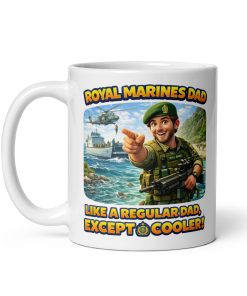 Royal Marines Dad Mug Marines Gift For Birthdays Fathers Day