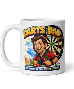 Darts Dad Mug Darts Gift For Birthdays Fathers Day