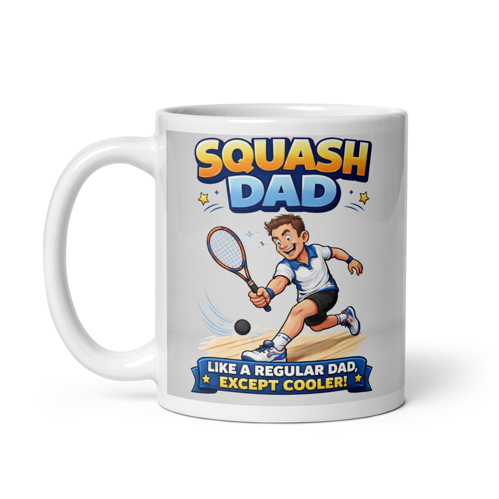 Squash Dad Mug Squash Gift For Birthdays Fathers Day